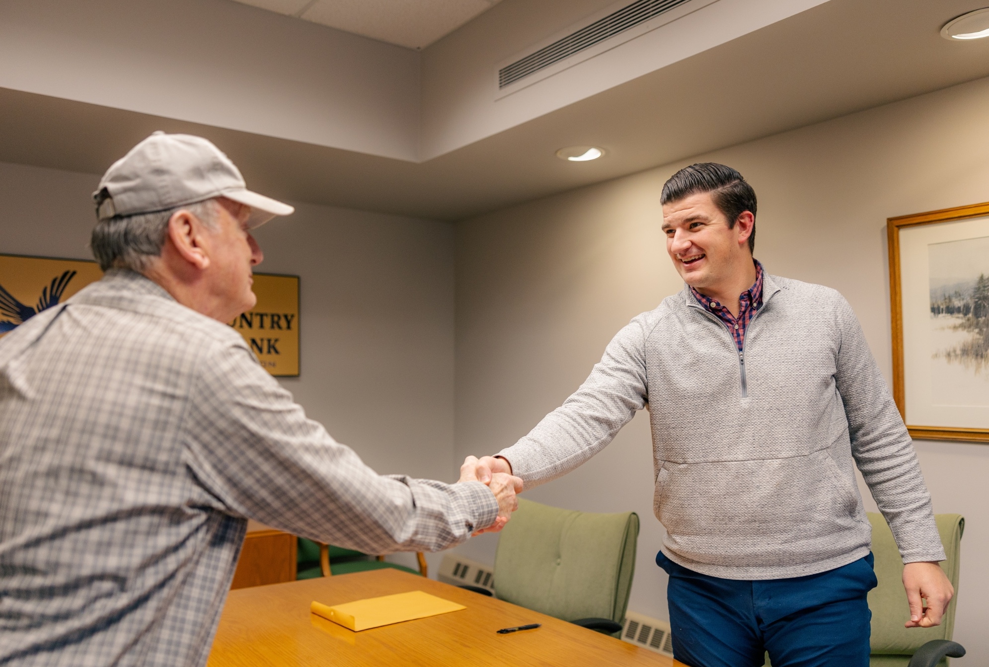 Rob Liggio Shaking Hands