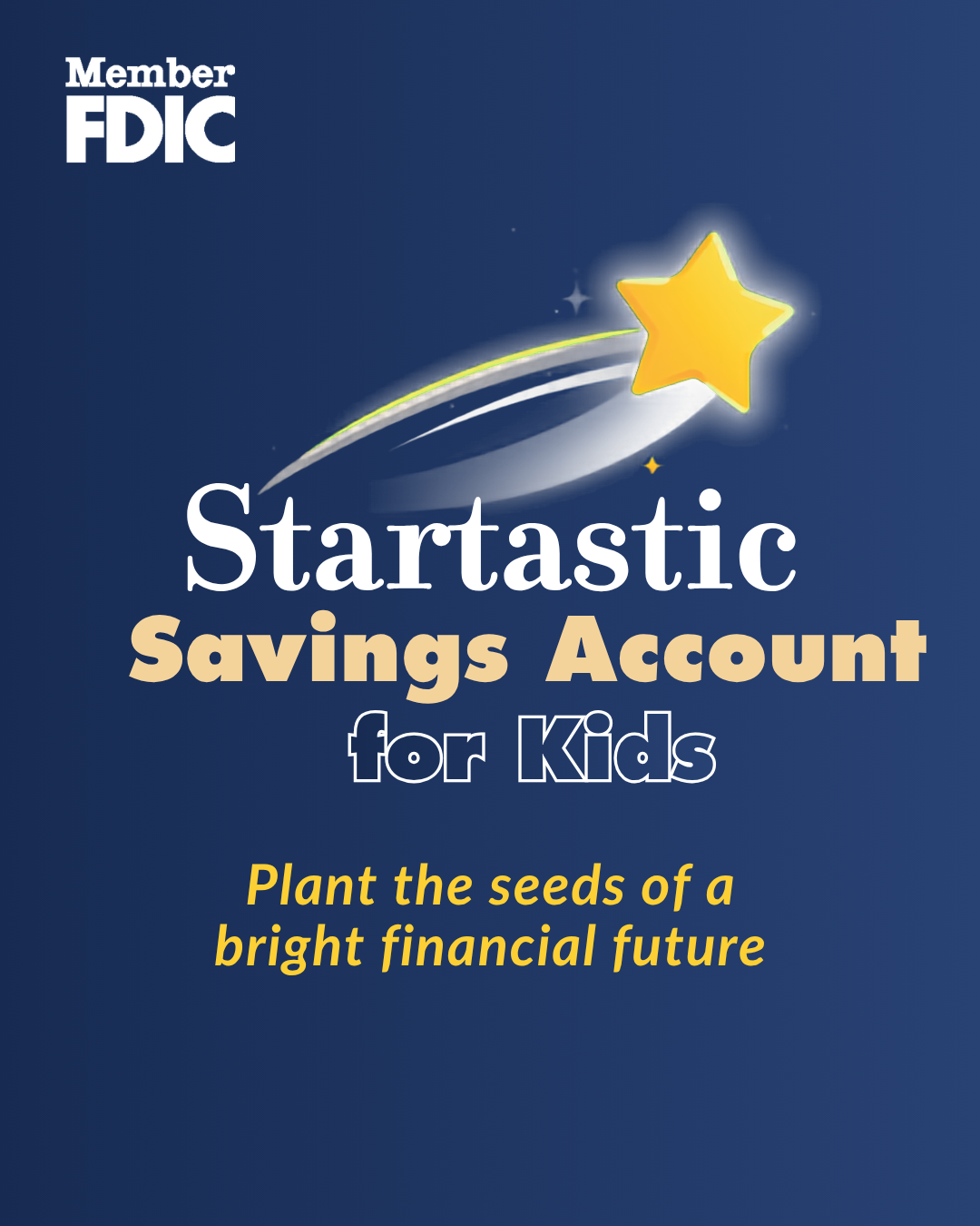 Startastic Savings Account Graphic
