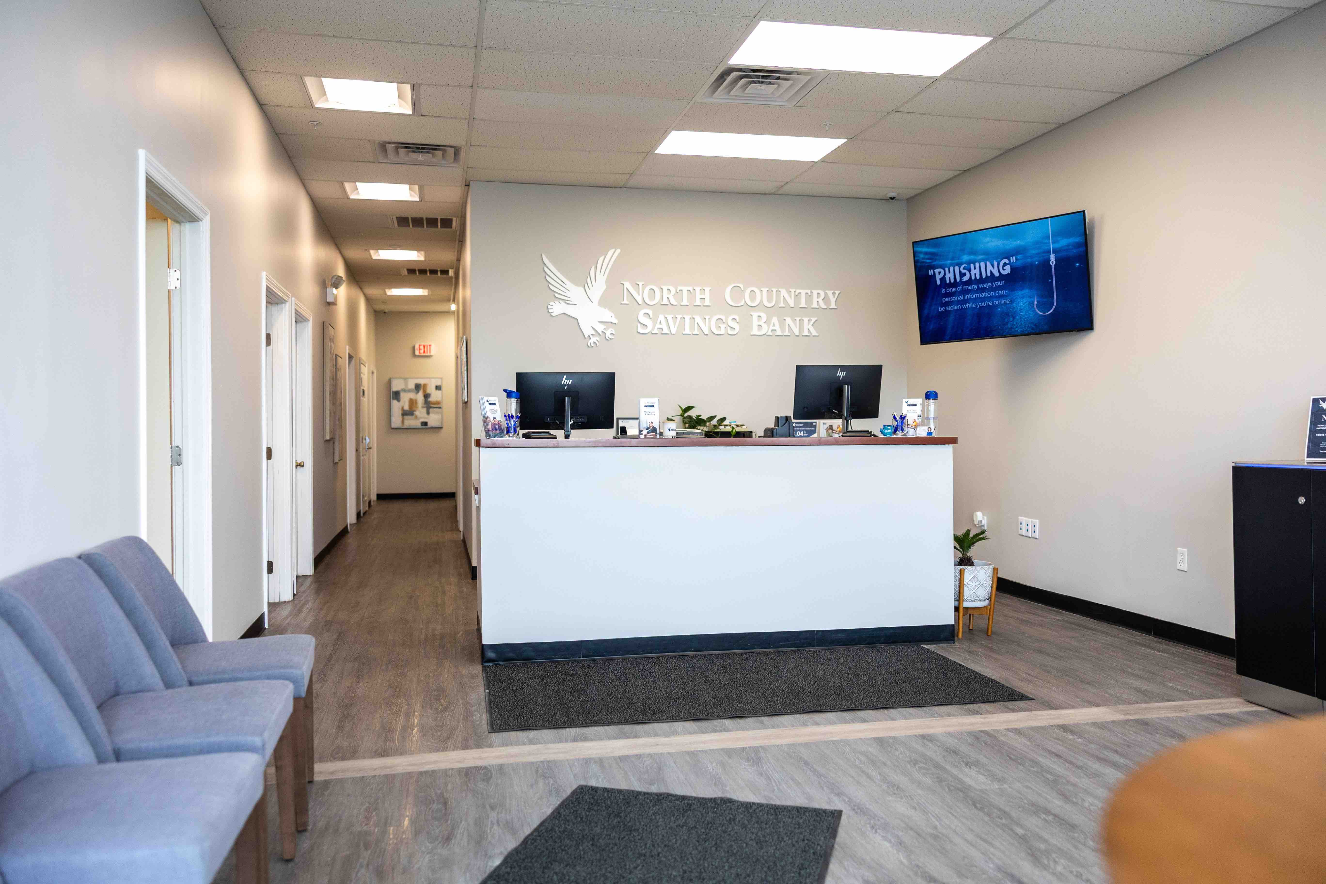Lobby of Plattsburgh Branch
