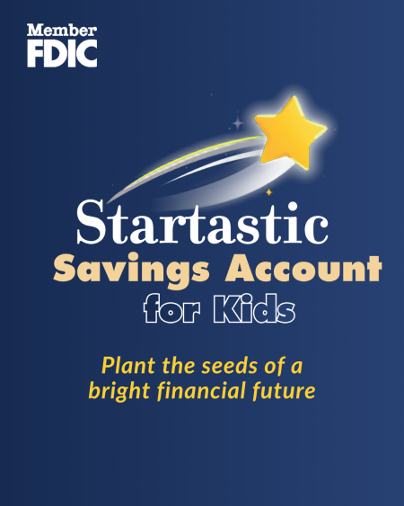 Startastic Kids Savings Account Graphic