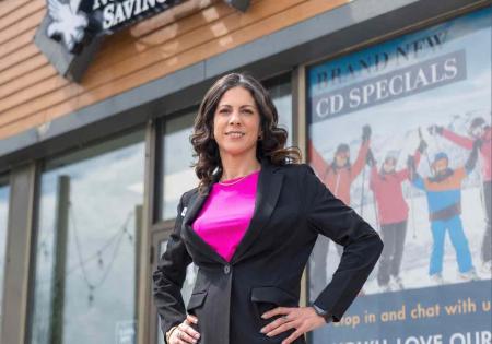 Marcy DuBrey standing outside of NCSB